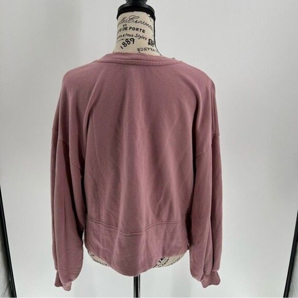 Zenana Long Sleeve Pull Over Sweater Pink Small - Picture 2 of 7